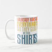 Funny Fathers Day For Men Who Have Everything Fish Kaffeetasse (Links)
