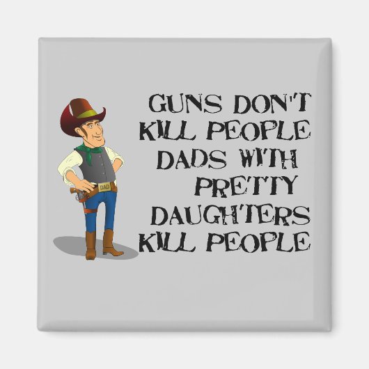 Funny Father's Day Magnet (Vorne)