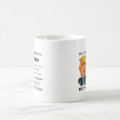 Funny Fathers Day Mug - Donald Trump Saying Kaffeetasse (Mittel)