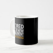 Funny Father's Day Retired Under New Management Se Kaffeetasse (Vorderseite Links)