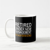 Funny Father's Day Retired Under New Management Se Kaffeetasse (Links)