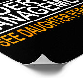 Funny Father's Day Retired Under New Management Se Poster (Ecke)