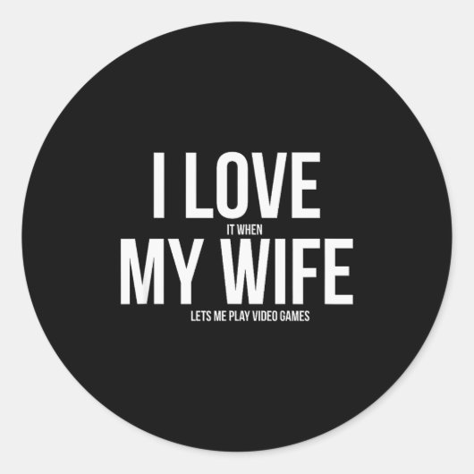 Funny Father's Day Video Game Dad Runder Aufkleber (Vorderseite)