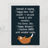 Funny Faulat wünscht sich Feiertagskarte (Vorne/Hinten)