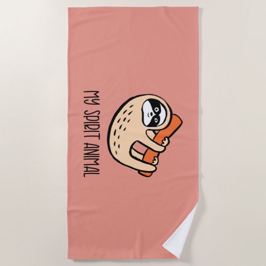 Funny Faulle Strandtuch (Vorderseite)