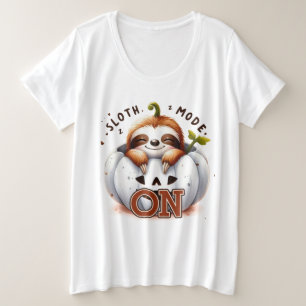 Funny Faulth Liebhaber Herbstkunst Große Größe T-Shirt