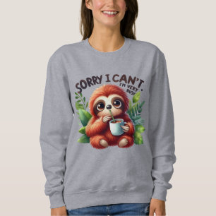 Funny Faulth liebt Wortart Plus Größe Sweatshirt