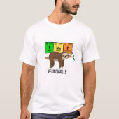 Funny Faulth Shirt, ich Nickerchen regelmäßig Scie T-Shirt (Vorderseite)