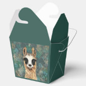 Funny Favor Box mit Curry Playful Llama Geschenkschachtel (Geöffnet)