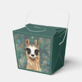 Funny Favor Box mit Curry Playful Llama Geschenkschachtel (Vorderseite)
