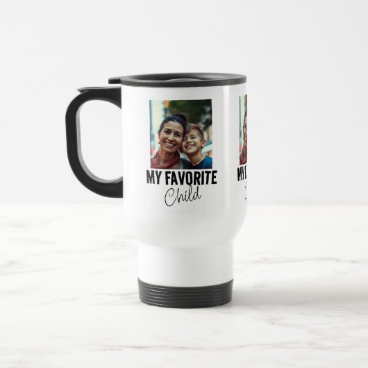 Funny Favorite Child Mama Reisebecher (Links)