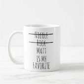 Funny Favorite Child mug,Personalized Dad Mug Kaffeetasse (Links)