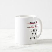 Funny Favorite Child Son Daughter Geschenk für Elt Kaffeetasse (VorderseiteRechts)