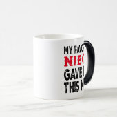 Funny "Favorite Niece" Tasse für Tante (VorderseiteRechts)