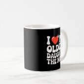 Funny Favorite Oldest Daughter Proud Parent Senior Kaffeetasse (VorderseiteRechts)