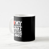 Funny Favorite Oldest Daughter Proud Parent Senior Kaffeetasse (Vorderseite Links)