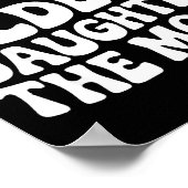 Funny Favorite Oldest Daughter Proud Parent Senior Poster (Ecke)