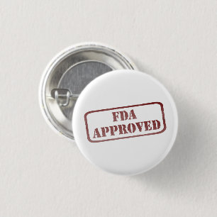Funny FDA genehmigte Spaß Rot Not Briefmarke Button