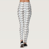 Funny Feathers Angel Wings Feather White Leggings (Rückseite)