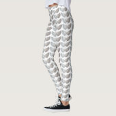 Funny Feathers Angel Wings Feather White Leggings (Links)
