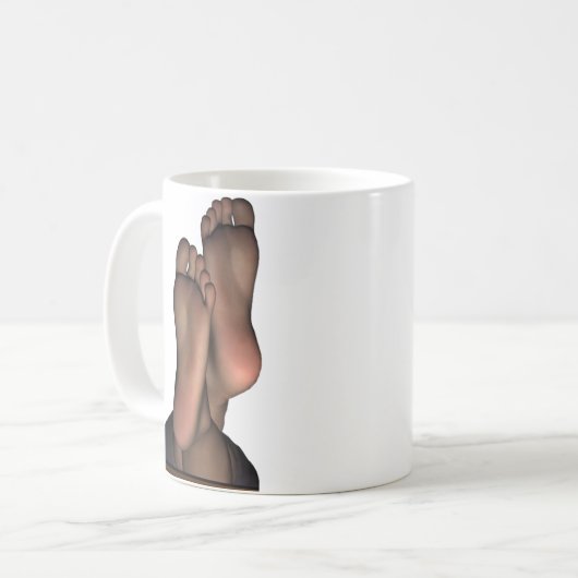 Funny Feet Kaffeetasse (Vorderseite Links)