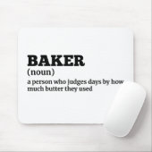 Funny Feinschmecker - Baker Definition Mouse Pad Mousepad (Mit Mouse)