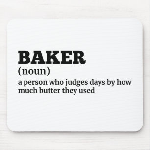 Funny Feinschmecker - Baker Definition Mouse Pad Mousepad