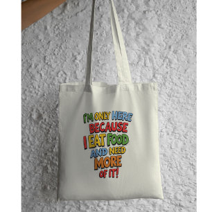 Funny Feinschmecker Gift, Supermarkt Shopping, Spa Tragetasche