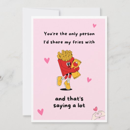 Funny Feinschmecker Grußkarte Set Einladung (Vorderseite)