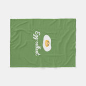 Funny Feinschmecker Niedlich Egg Eggcellent Humorv Fleecedecke (Vorderseite (Horizontal))