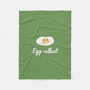 Funny Feinschmecker Niedlich Egg Eggcellent Humorv Fleecedecke
