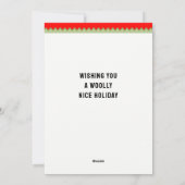 Funny Feliz Navidad Christmas Feiertagskarte (Rückseite)