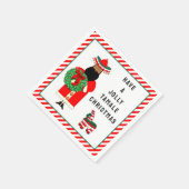 Funny Feliz Navidad Fiesta Serviette (Ecke)