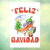 Funny Feliz Navidad Niedlicher Chili Fensteraufkleber (Blatt 3)