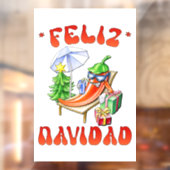 Funny Feliz Navidad Niedlicher Chili Fensteraufkleber (Blatt 2)