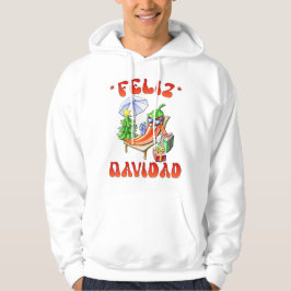 Funny Feliz Navidad Niedlicher Chili Hoodie