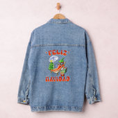 Funny Feliz Navidad Niedlicher Chili Jeansjacke (Hangar)