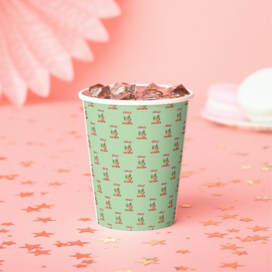 Funny Feliz Navidad Niedlicher Chili Pappbecher (Insitu)