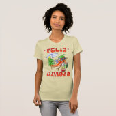 Funny Feliz Navidad Niedlicher Chili T-Shirt (Vorne ganz)