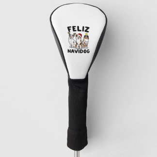 Funny Feliz Navidog Australian Shepherd Hundeliebh Golf Headcover
