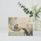 Funny Fellow Toy with Child Postkarte (Stehend Vorderseite)