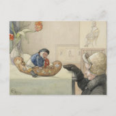 Funny Fellow Toy with Child Postkarte (Vorderseite)