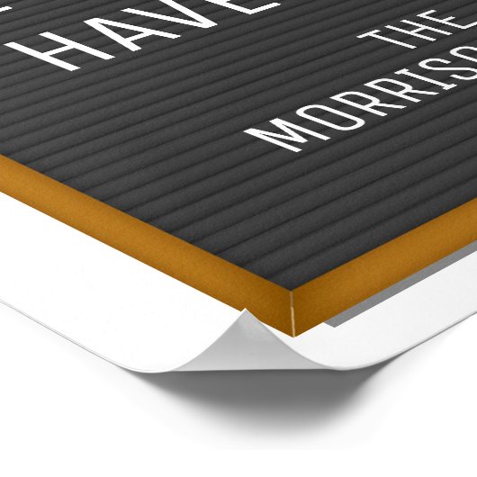 Funny Felt Letter Board Ihren eigenen Text, Zitat Poster (Ecke)