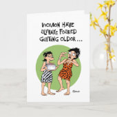 Funny Female Birthday Card Karte (Gelbe Blume)