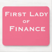 Funny Female CFO Accountant Boss Joss Name Mousepad (Vorne)