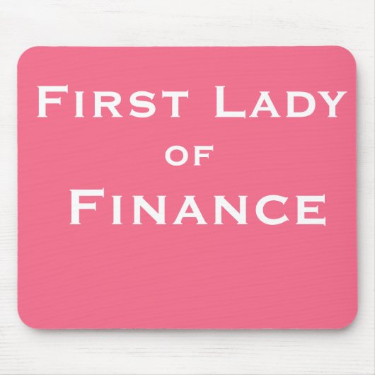 Funny Female CFO Accountant Boss Joss Name Mousepad (Vorne)