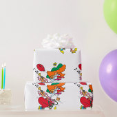Funny Female Clown Geschenkpapier