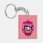 Funny Female Golfers Profis Golfing Fanatics Schlüsselanhänger (Vorderseite links)