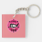 Funny Female Golfers Profis Golfing Fanatics Schlüsselanhänger (Rückseite)