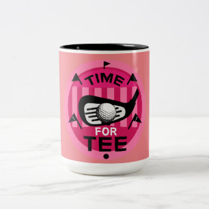 Funny Female Golfers Profis Golfsport Zweifarbige Tasse